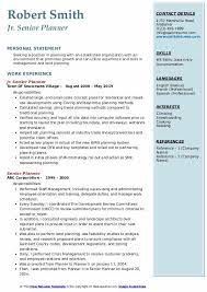 Download now the professional resume that fits your over 50 free resume templates in word. Senior Planner Resume Samples Qwikresume