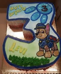 3rd Birthday Paw Patrol Cake For 3 Year Old Boy Calumet Bakery Paw Patrol Number 3 Cake Cake Paw Patrol Cake Number 3 Cakes