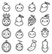 Ice cream cute food coloring pages. Fruit Cute Food Coloring Pages Novocom Top