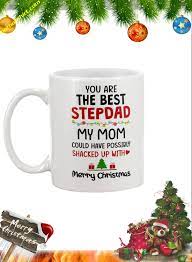 The microbrewed beer of the month club. You Are The Best Stepdad My Mom Merry Christmas Mug