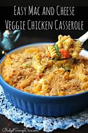 Easy Mac And Cheese Veggie Chicken Casserole Recipe Budget Savvy Diva Recipe Yummy Casserole Recipes Chicken Recipes Casserole Recipes