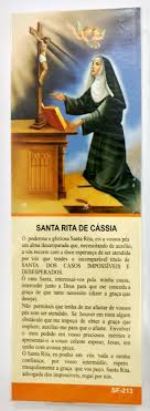 Veja neste artigo especial tudo sobre o curso, salário e muito mais para entrar de cabeça nessa área! 471 Marca Pagina Santa Rita De Cassia Com Oracao Com 50 Unidades R 0 25 A Unidade