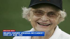 Virginia McCaskey, owner of Chicago Bears and daughter of NFL founder  George Halas, dies at 102