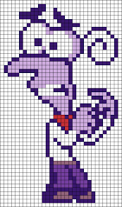 Personnage Dessin Petit Carreau Pixel Art Personnage Dessin Carreau