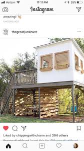 I Love This Backyard Playhouse Play Houses Backyard Playhouse Build A Playhouse