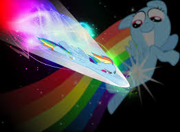 Rainbow dash possesess the element of loyalty. Sonic Rainboom Rainbow Dash Flying Fast Novocom Top