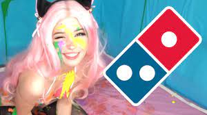 Belle delphine delivers pizza