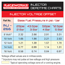 Raceworks Fuel Injectors 900cc Raceworks Short Inj 266