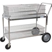 Wire mesh has the strength to perform in industrial settings, the aesthetics to enhance architectural designs, and the versatility to fulfill a variety of functions. Kleton Wire Mesh Office Mail Cart Mo843 Shop Mail Cart Tenaquip