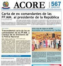 Tribunal del servicio civil archivó solicitud de despido de esposa de exministro. Periodico Marzo 2017 Acore Colombia