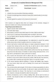 Behavior Modification Plan Template Beautiful Behavior Modification Plan Template 5 Word Pdf Fo Behavior Management Plan Behavior Intervention Plan How To Plan