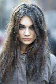 Gray Hair Transition Styles Color Gris Cabello Cabello Castano Tenido Cabello Gris Marron