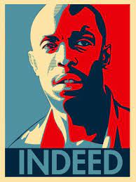 Omar Little Indeed Print By Dee Proctor Society6 The Wire Tv Show The Wire Hbo Best Tv Series Ever