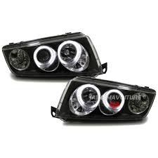 How to change a brake light bulb on a skoda fabia? Black Front Headlights Angel Eyes Ccfl Skoda Fabia Tuning