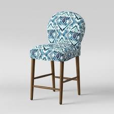 Caracara 27 Rounded Back Counter Stool Ikat Teal Opalhouse Target Counter Stools Stool Opalhouse