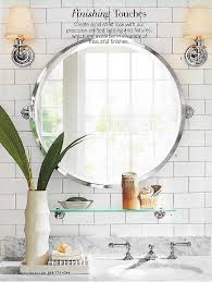 John lewis bathroom/toilet accessories round mirror, glass shelf, toilet and hand towel holders chrome finish excellent quality and condition. Pin By Df On Lights Around Bathroom Mirror In 2021 Round Mirror Bathroom Pivot Bathroom Mirror Bathroom Mirror
