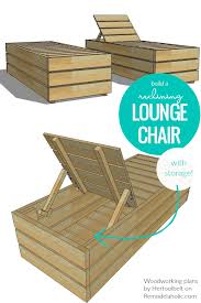 Diy Lounge Chair For Under 100 Build An Outdoor Deck Lounger With Cushion Storage Following This Lounge Chair Outdoor Lounge Chair Diy Diy Outdoor Furniture