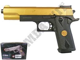 300fps without inner barrel extension, 370+ fps be the first to review we 1911a titanium gold gbb airsoft pistol cancel reply. P169 Gold Bb Gun 1911 45acp Replica Spring Airsoft Pistol 2 Tone Kombatkit