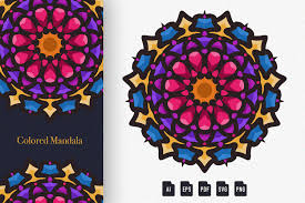 43 best mandala ✅ free vector download for commercial use in ai, eps, cdr, svg vector illustration graphic art design format.chakra, mandala vector, tibetan mandala, lotus, kaleidoscope, medallion, yoga, india, mandala art, meditation, fractal mandala, free almost files can be used for commercial. Colored Mandala Art 02 Graphic By Dwikrisdiantoro9 Creative Fabrica