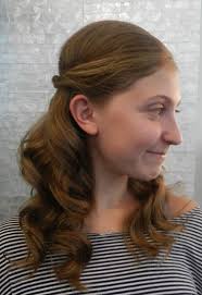 Maybe you would like to learn more about one of these? 8th Grade Graduation Hair So Cute Half Up Updo By Tina Rosado Graduation Hairstyles Graduation Hairstyles 8th Grade Kids Hairstyles