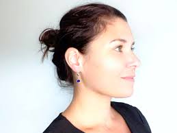 Sterling silver earrings • Small sea glass dangles with lever backs or  hooks • Choose from many colors • Everyday earrings