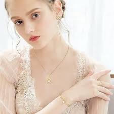 Parure Collier Boucles Doreilles Ensemble De Bijoux Pour Femmes, Collier En  Argent Sterling 925 Avec Parure Bijoux Adolescente Fille