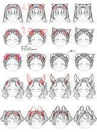 Sep 19, 2018 · dog and animal ears come in many different shapes and sizes, so i would look up images online of the ears you want to draw and then try your best to copy them. From Sketch To Color Chibis By Akylha Clip Studio Tips