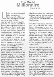 There are hundreds of english exercise aspects for your to practice. Grade 9 Reading Lesson 13 Short Stories The Model Millionaire 1 Reading Lessons Reading Comprehension Lessons English Short Stories