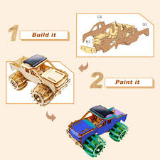 Think you may have arthritis? Buy Lovk 3d Puzzles For Adults Model Cars Kits To Build 3d Wooden Puzzles Monster Truck Diy Mechanical Building Toy Craft Kits Online In Italy B08kg9mglc