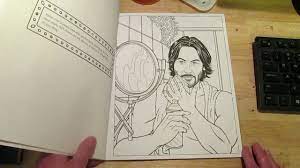 They're great for all ages. Keanu Reeves Coloring Book Flip Thru Youtube