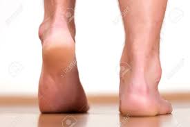 Pair Of Male Feet Stepping View From Back Feet Drawing Life Drawing Reference Foot Photo