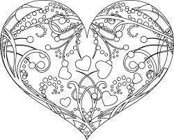 Dessins de bonne st valentin. Coloriage St Valentin Coeur Magnifique Dessin Gratuit A Imprimer