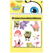 Spongebob Stickers 56ct