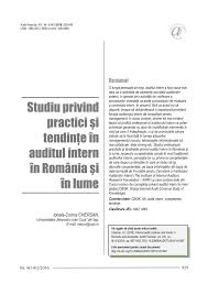 In opinia mea, un dep. Pdf Studiu Privind Practici Si TendinÈ›e In Auditul Intern In Romania Si In Lume