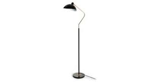Product title stand floor lamp w/ storage shelf & fabric shade, 9. Stand Up Lamps