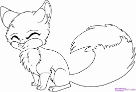 Cute printable fox coloring pages. Kawaii Fox Coloring Page In 2020 Fox Coloring Page Cute Fox Coloring Home