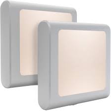 Maz Tek Plug In Led Night Light With Auto Dusk To Dawn Sensor Adjustable Brightness Warm White Lights For Hallway Bedroom Kids Room Kitchen Stairway 2 Pack Amazon Com