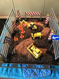 Baustellen Kuchen Kindergeburtstag Essen Kinder Geburtstag Torte Kindergeburtstag