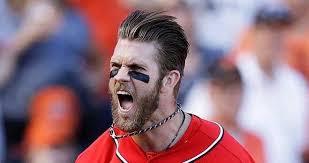 Bryce harper's flowing mane has been one of baseball's most analyzed heads of hair since his arrival in the sport in 2012. Top 35 Awesome Bryce Harper Hair Styles Best Bryce Harper Haircuts 2020 Men S Style