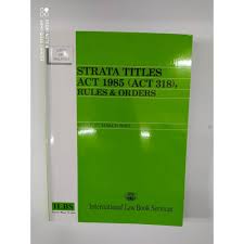 What are the owners corporation or body corporate. Strata Titles Act 1985 Act 318 Rules Order As At 1 March 2020 Shopee Malaysia