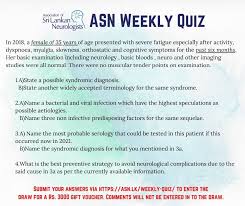 First of all just open the amazon india app in your phone. Association Of Sri Lankan Neurologists Go To Https Asn Lk Weekly Quiz To Submit Your Answers Facebook