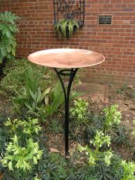 Bird baths are also essential during the winter when much of the natural water is frozen. Elegant Copper Birdbath 23 Copper Bowl On 36 Steel Stand Garden Artisans Llc