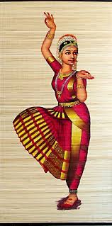Bharatnatyam Dancer Wall Hanging Indian Paintings Dancer Painting Dancing Drawings