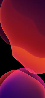 30 hd red iphone wallpapers. Ios 13 Official Stock Wallpaper Ultra Hd Orange Dark Wallpapers Central