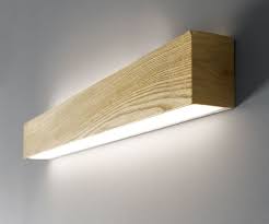 Ledlux Nord Led Up Down Long Wall Bracket In Teak Scandinavian Style Shop By Bathroom Mirror Lights Amazing Bathrooms Small Bathroom Diy