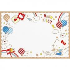 October 15, 2009 by onezero. Hello Kitty Post Card Cloud The Kitty Shop