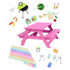If you want to add extra seating to a dining. Picnic Table Set 18 Inch Doll Accessories Our Generation