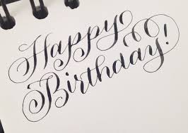 Scalable graphics birthday font, happy birthday calligraphy png. Pin On Calligraphy