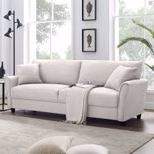 Browse living room furniture from couches, loveseats, and sectionals to tv stands and fireplaces. Tribesigns 85 Inch Couch Sofa Modern Comfortable Upholstered Linen Sofa Soft Couch For Living Room Small Apartment Walmart Com In 2021 Comfortable Couch Couches Living Room Small Living Rooms