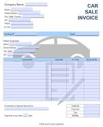 They are often located on properties offering enough room to have buildings housing a showroom, mechanical service, and body repair facilities, as well as to provide storage for used and new vehicles. Free Car Sales Invoice Template Pdf Word Excel